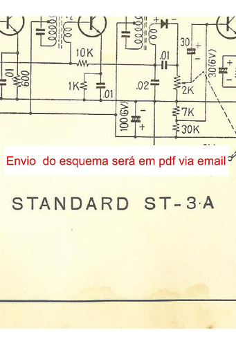 Esquema Radio Standard St 3a St3a St3 A Via Email Via Email (Usado)
