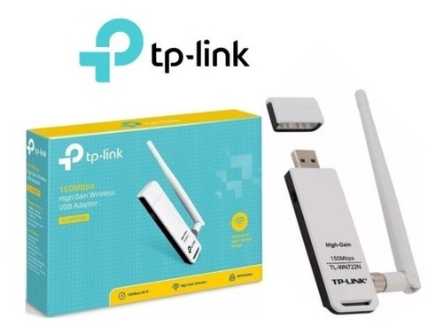 Adaptador Usb Wifi Tplink Tl-wn722n 150mbps High Gain 