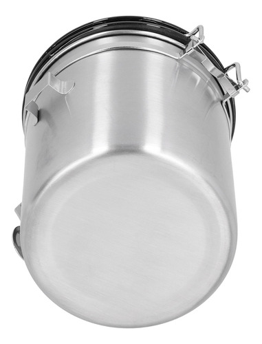 Recipiente De Sellado De Tarros De Granos De Café Plateados