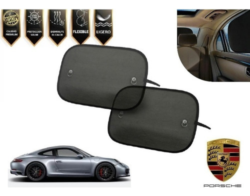 2x Cubresol Auto Parasol Ventana Trasera Carrera 4 Gts 2022