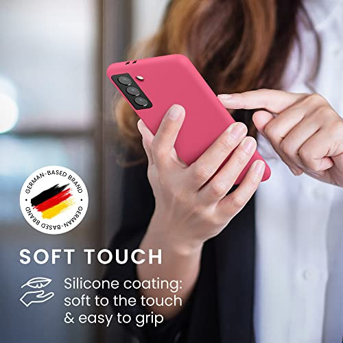 Funda Para Galaxy S21 Awesome Rosa Acabado Suave