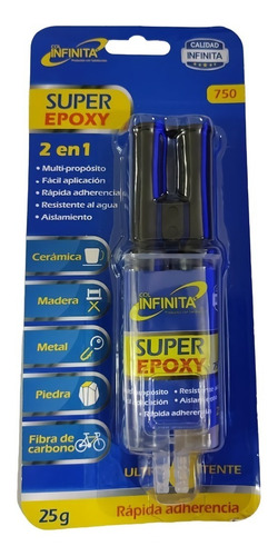 Soldadura Epoxica 2 En 1 Pegante Ultraresistente Jeringa 