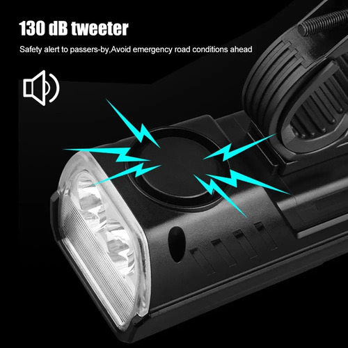 Kit Luz 4 Leds Solar Bicicleta Recargable