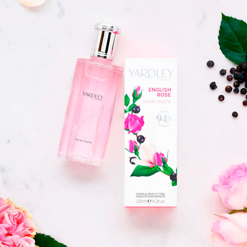 Eau de toilette English Rose, 125 ml, perfume Yardley para mujer