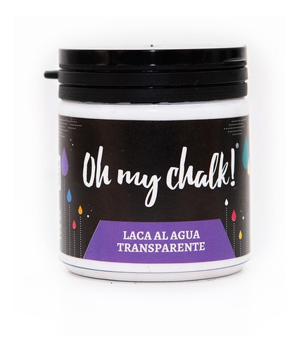 Laca Al Agua Oh My Chalk 175cc Satinada Mate Extramate Chico