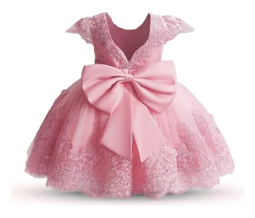 Vestido De Encaje Para Bautizo Para Bebé Niña, Tutú, Fiesta,