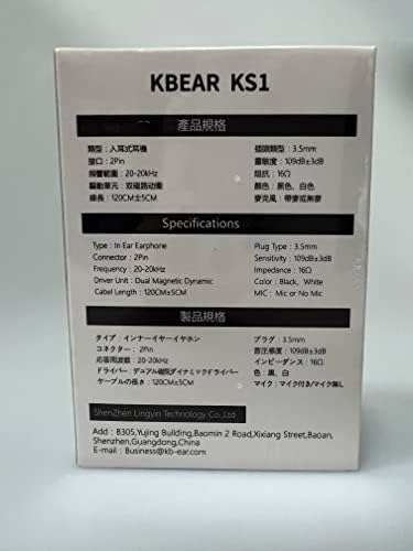 Kbear Ks1 Auriculares In Ear Monitor Super Bass Auriculares