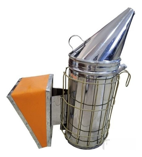 Ahumador De Acero Grande Con Protector Para Apicultura Dav.