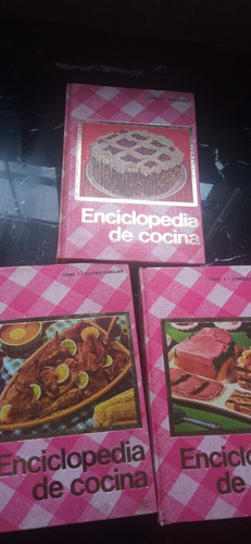 Enciclopedias De Cocina 1974 3 Tomos 
