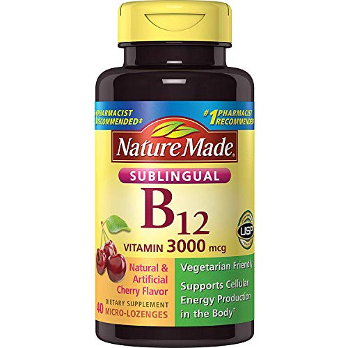 Nature Made Vitamina B-12 3000mcg, Sublingual Urwac