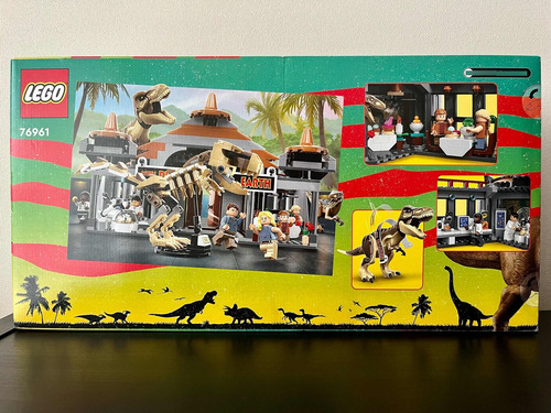 Lego Centro De Visitantes: T. Rex Y Ataque Del Raptor 76961
