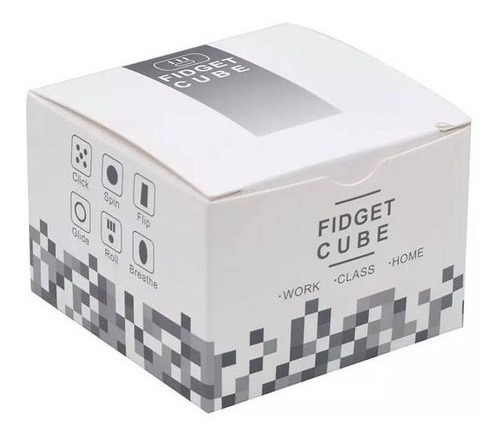 Imagen 3 de 3 de Cubo Dado Anti Stress Ansiedad Fidget Juguete Sensorial X 1