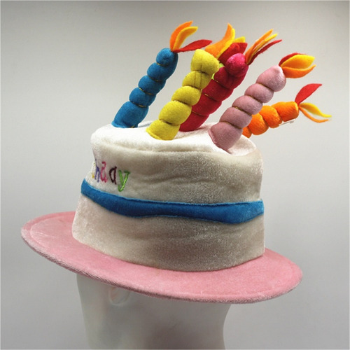Sombrero Decorativo De Vela De Pastel Para Cumpleaños