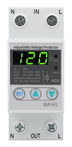 Svp-912 120vac Autorrecuperación Ajustable Bajo Voltaje Au