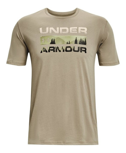 Camiseta Under Armour Stacked-beige