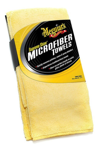 3 Pack Toalla De Microfibra Supreme Shine Meguiars X2020