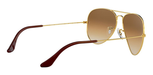 Lente De Sol Ray Ban Piloto Café Desvanecido Rb3025