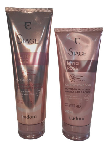 Kit Eudora Siage Nutri Rosé Shampoo + Condicionador