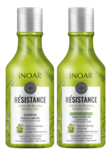 Inoar Estuche Shampoo + Acondicionado Resistance Bambu 250 M