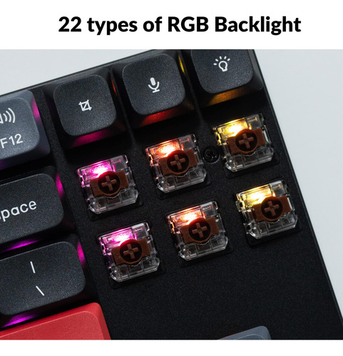 Keycron K1 Pro Tkl Diseño Ultra-slim Custom Bluetooth Wired