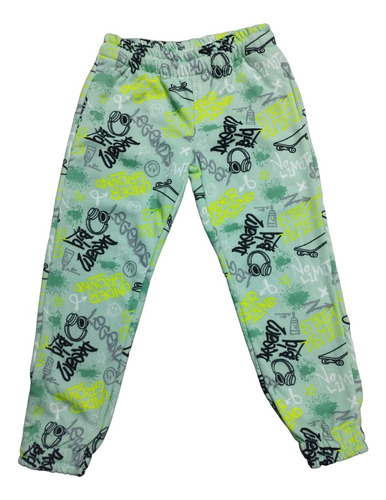 Pantalón Jogger Sudadera Estampada Niño