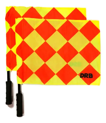 Kit Arbitro Futbol Banderines + Silbato Extra Plano Pvc Juez