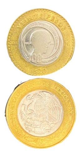 Moneda De 20 Pesos Mexicanos De Colección