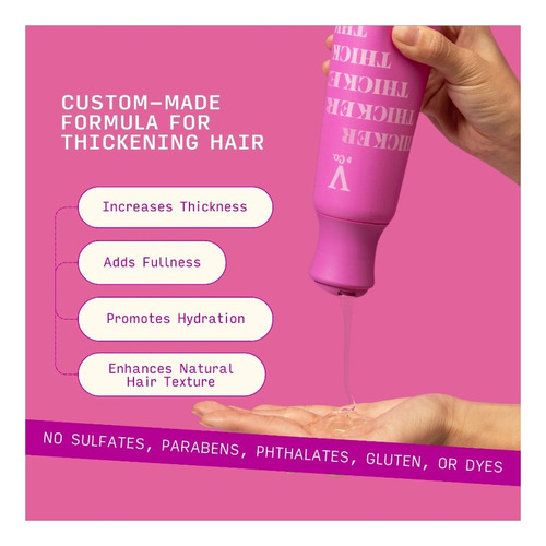 Thicker Shampoo + Peptides 355 Ml