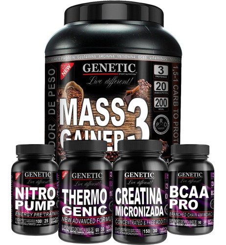 Crecimiento Musculos Marcados Creatina Proteina Aminos Bcaa 