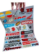 Comprar Calcomanias Surtidas N*1 Para Motos X30 Ipone\u002F Honda  Y Más