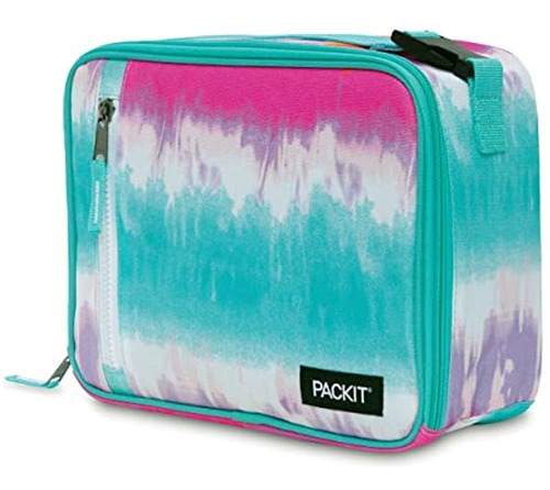 Packit Freezable Classic Lunch Box Cooler, Tie Dye Sorbet