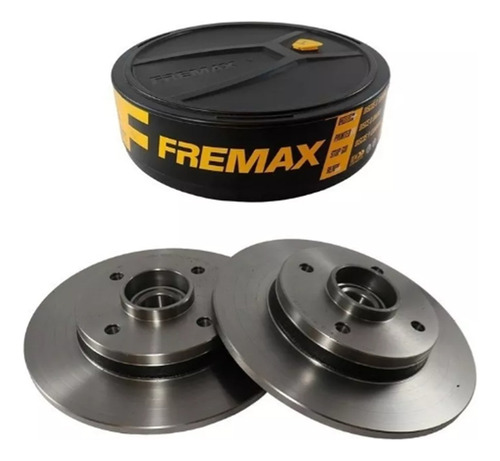 Discos De Freno Trasero P/ Peugeot 308 408 Con Ruleman Kitx2