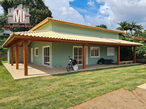 Linda Chácara Em Construção, Com Escritura, 3 Dormitórios, Piscina, À Venda, 1000 M² Por R$ *495.000* - Zona Rural - Pinhalzinho/sp - Ch0821