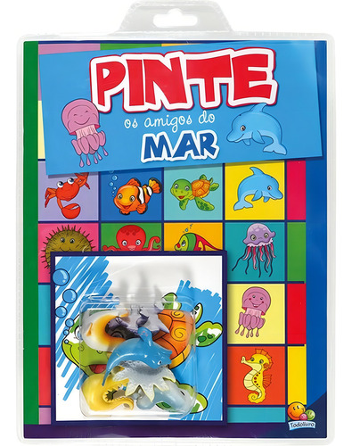 Vamos Pintar! Pinte Os Amigos Do Mar, De Edicart. Editora Todolivro, Capa Mole Em Português