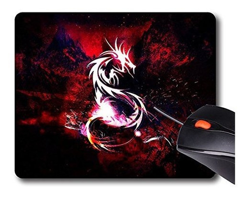 Personalized Unique Design Mouse Pad Bloody Red Dragon