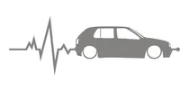 Comprar Calco Vw Golf En Mi Sangre 20 X 7 Cm - Graficastuning 