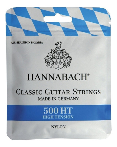 Encordado Hannabach 500ht High Tension Guitarra Clasica