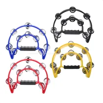 Comprar Pack X 4 Panderetas Aro Media Luna Sonajas Colores Garantia