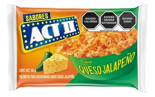 Palomitas Para Microondas Act Ii Sabor Queso Jalapeño 89 G