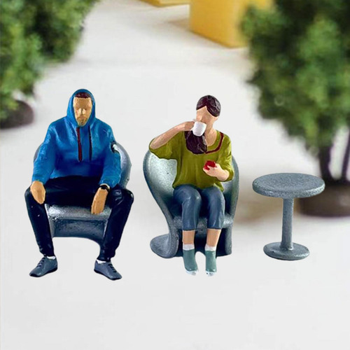 Conjunto De De Personajes En Miniatura A Escala 1/64, Adorno