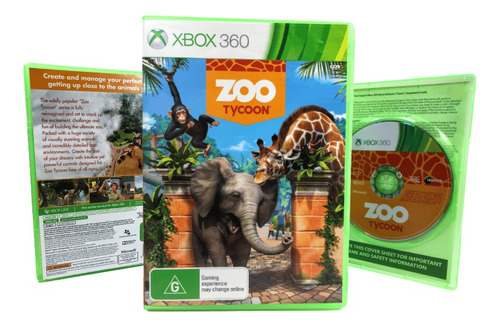 Zoo Tycoon Juego Xbox 360 Original Fisico