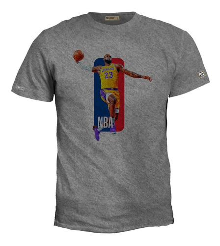Camiseta Estampada Lebron James Basket Basquetbol Hombre Igk