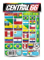 Comprar Cartela De Adesivos Bandeiras Países América Sul Resinados