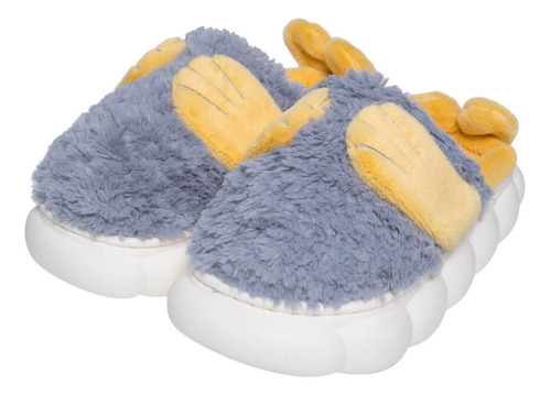 Pantufla Foquita Mujer Gris Topsoc