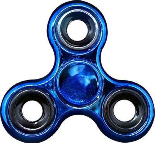 Spinner Cromado Azul