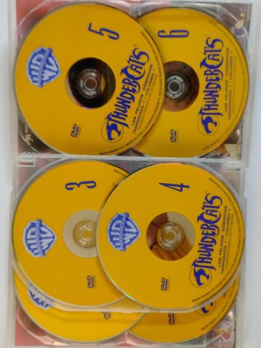 Dvd Thundercats Temporada1 Volumen1 6discos 33 Episodios