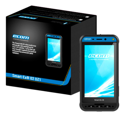 Celular Intrinseco Atex Ecom Smart Ex02 Zona 1/21 Clase 1 Division 1 3gb/32gb  Android 11 Pantalla 5in Ip68