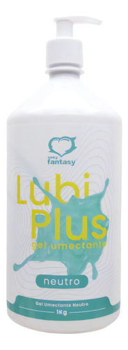 1 Litro Lubi Plus Super Gel Lubrificante Íntimo Base D'água Sabor Neutro