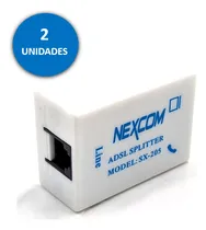 Comprar Filtro Adsl Splitter Telefonia Internet Modem Aba Punto Rj11
