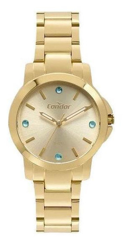 Relógio Feminino Condor Bracelete Dourado Co2035eyf/k4d